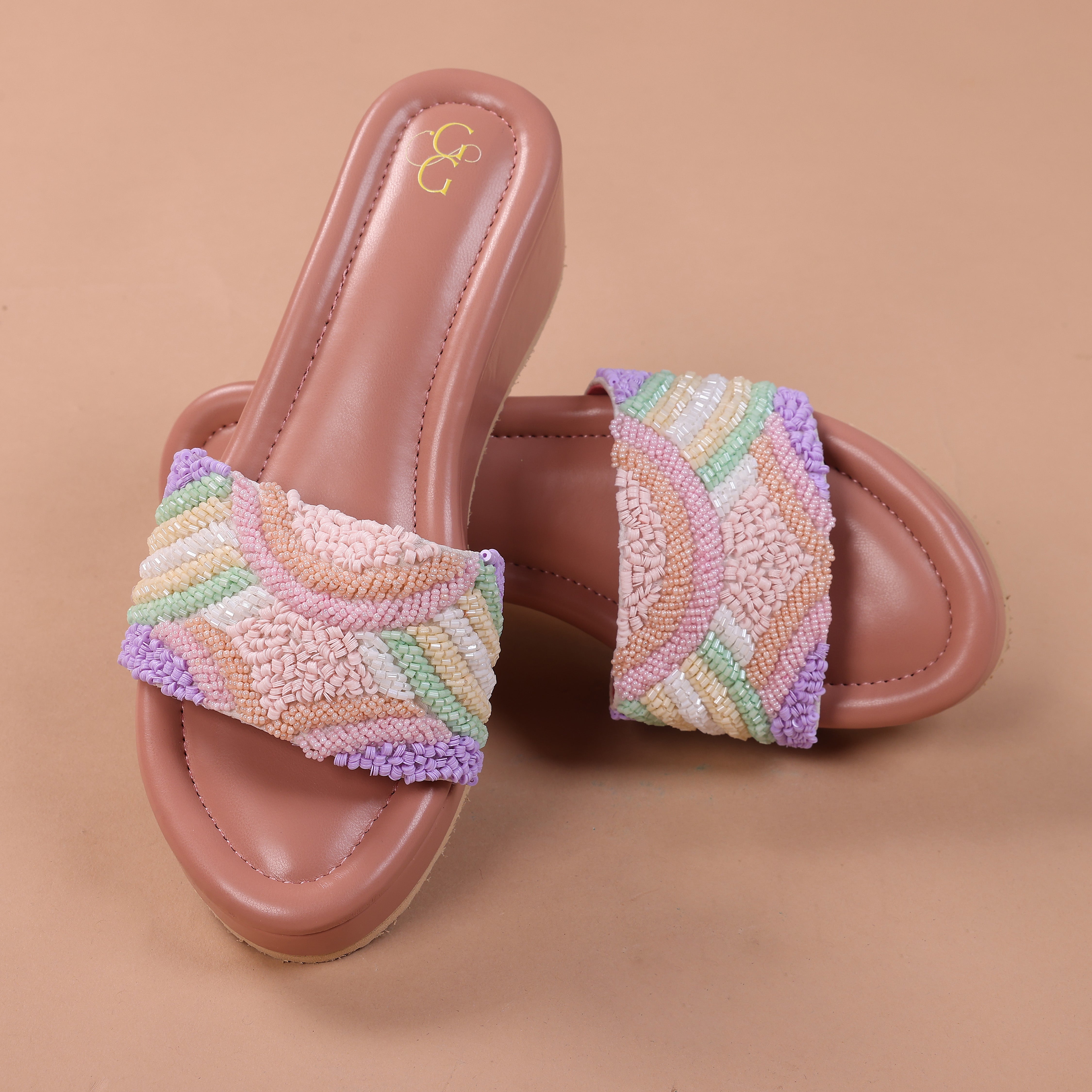 Pink sequence work wedges